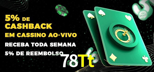 Promoções do cassino ao Vivo 78Tt